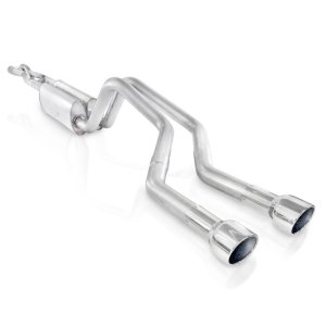 Chevrolet Trailblazer Performance Exhaust - Center Bumper Exit - Stainless Works - Cat Back with Turbo Chambered Mufflers and X-Pipe - `06-`09 Chevrolet Trailblazer Performance Exhaust - Center Bumper Exit - Stainless Works - Cat Back with Turbo Chambered Mufflers and X-Pipe - `06-`09